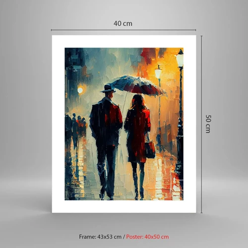 Plakat - Miejska love story - 40x50 cm