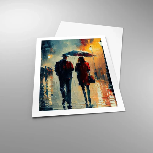 Plakat - Miejska love story - 50x70 cm