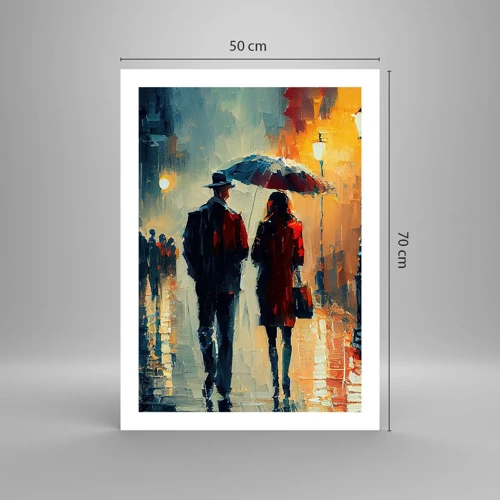 Plakat - Miejska love story - 50x70 cm