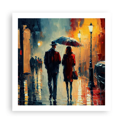 Plakat - Miejska love story - 60x60 cm