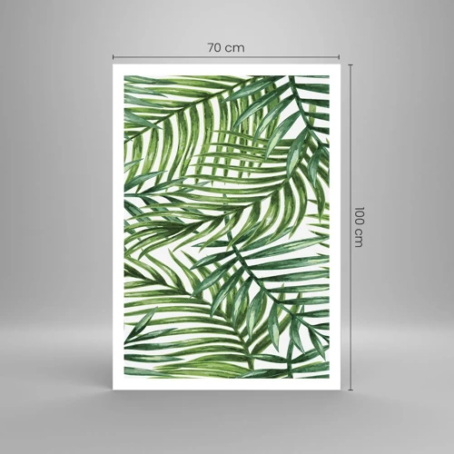 Plakat - Pod zielonym baldachimem - 70x100 cm