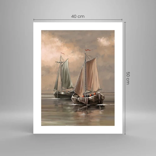 Plakat - Powrót żeglarzy - 40x50 cm