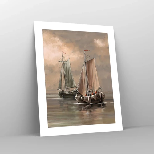 Plakat - Powrót żeglarzy - 40x50 cm