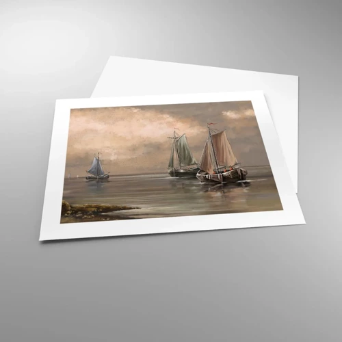 Plakat - Powrót żeglarzy - 50x40 cm