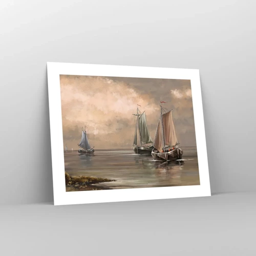 Plakat - Powrót żeglarzy - 50x40 cm