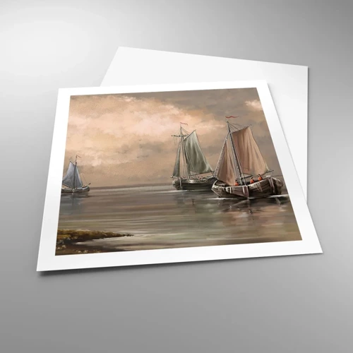 Plakat - Powrót żeglarzy - 60x60 cm