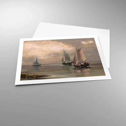 Plakat - Powrót żeglarzy - 70x50 cm