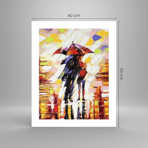 Plakat - Razem przez noc i deszcz - 40x50 cm