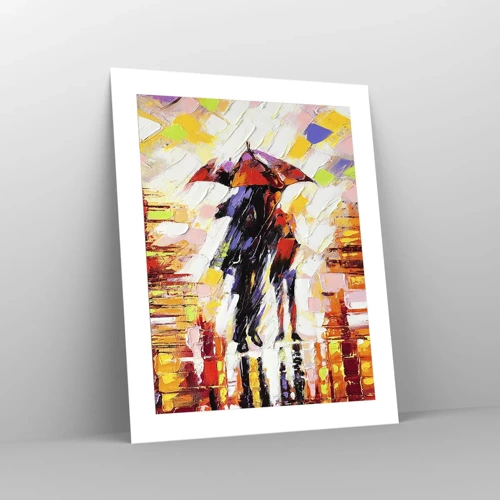 Plakat - Razem przez noc i deszcz - 40x50 cm