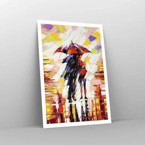 Plakat - Razem przez noc i deszcz - 70x100 cm
