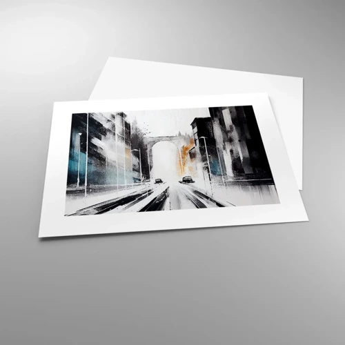 Plakat - Studium miasta: architektura i ruch - 40x30 cm