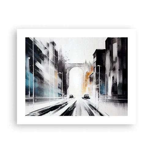 Plakat - Studium miasta: architektura i ruch - 50x40 cm