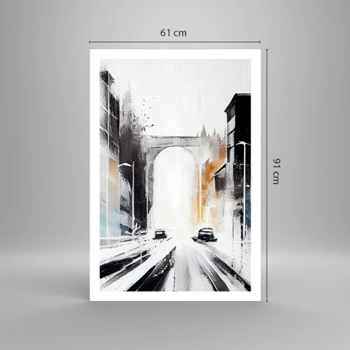 Plakat - Studium miasta: architektura i ruch - 61x91 cm