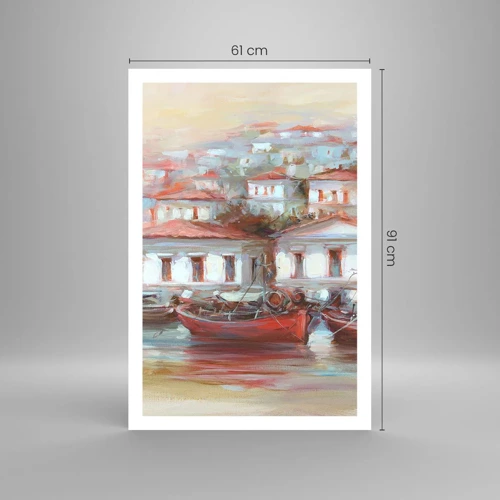 Plakat - Szczęśliwe miasteczko - 61x91 cm