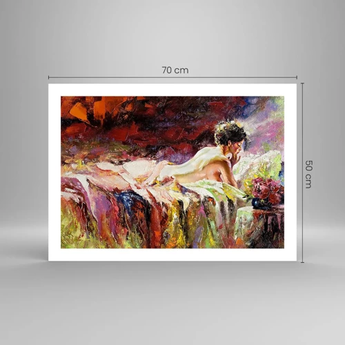 Plakat - Zamyślona Wenus - 70x50 cm