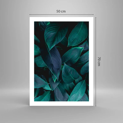 Plakat - Zieleń sama w sobie - 50x70 cm