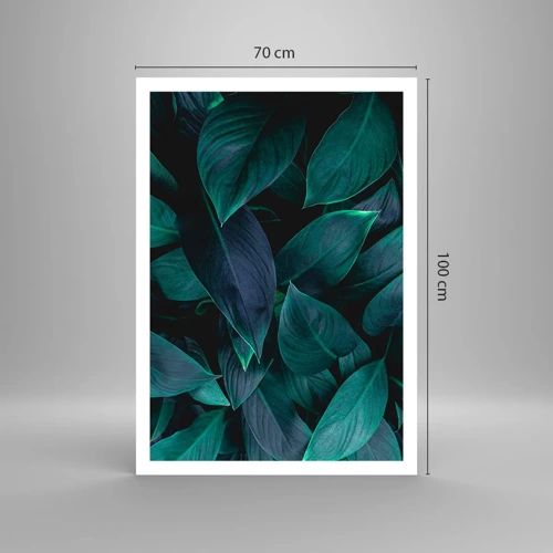 Plakat - Zieleń sama w sobie - 70x100 cm