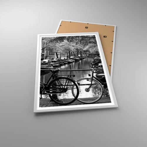 Plakat w białej ramie - Bardzo holenderski widok - 61x91 cm