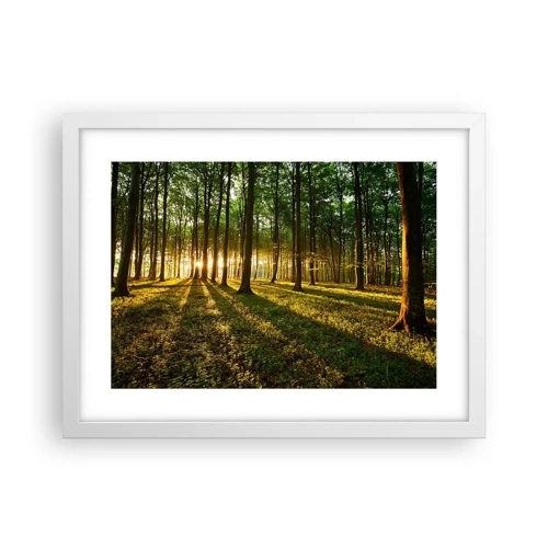 Plakat w białej ramie - Fotografia wszystkich wiosen - 40x30 cm