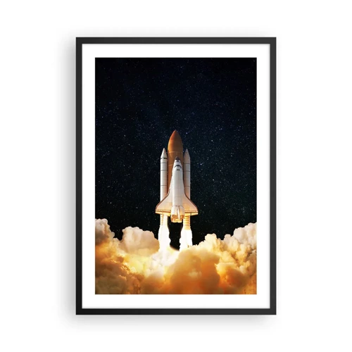 Plakat w czarnej ramie - Ad astra! - 50x70 cm