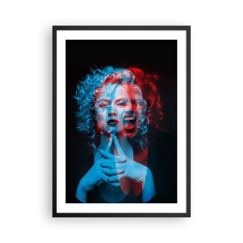 Plakat w czarnej ramie - Alter ego - 50x70 cm