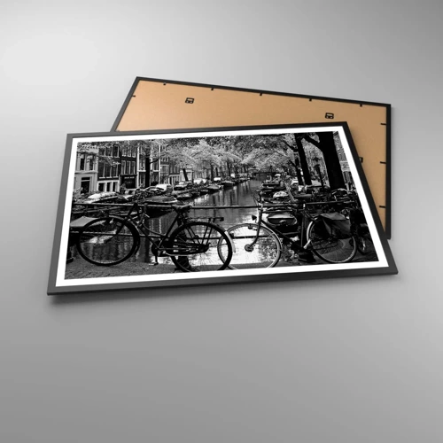 Plakat w czarnej ramie - Bardzo holenderski widok - 91x61 cm