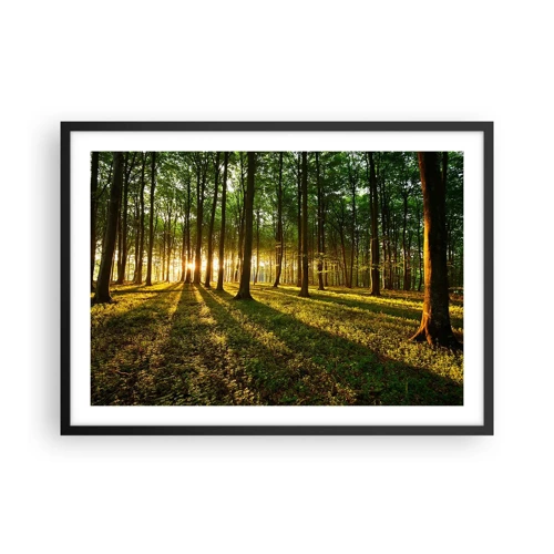 Plakat w czarnej ramie - Fotografia wszystkich wiosen - 70x50 cm