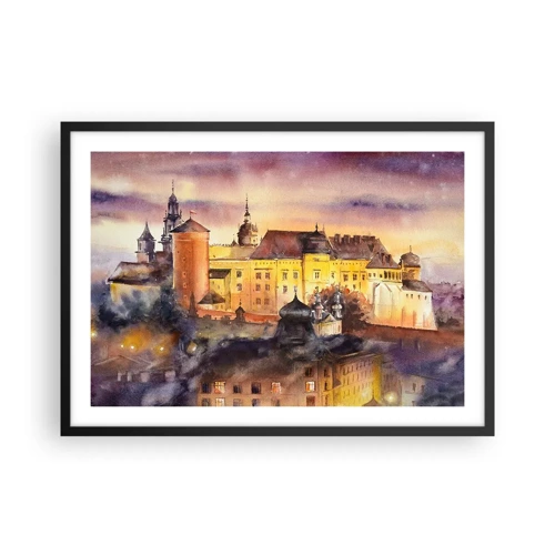 Plakat w czarnej ramie - Historia i baśń - 70x50 cm