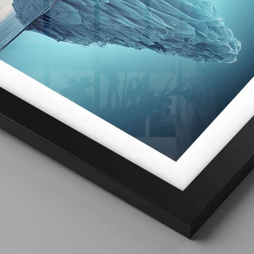 Plakat w czarnej ramie - Królowa lodu - 50x70 cm