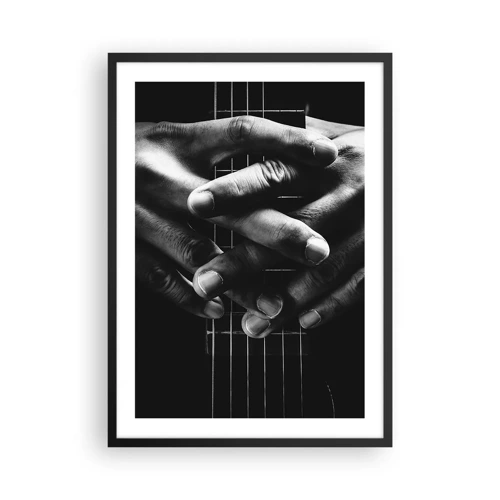 Plakat w czarnej ramie - Modlitwa artysty - 50x70 cm
