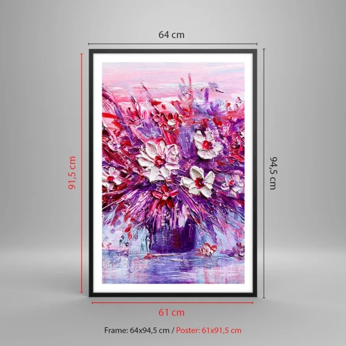 Plakat w czarnej ramie - Niewinność i namiętność  - 61x91 cm