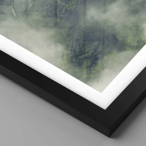 Plakat w czarnej ramie - Otulone mgłą - 50x70 cm