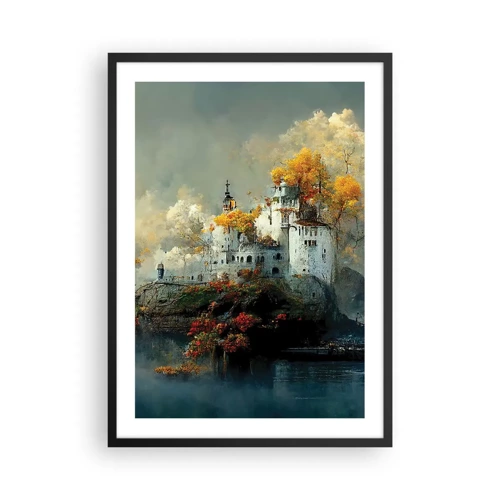 Plakat w czarnej ramie - Początek romantycznej opowieści - 50x70 cm