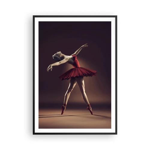 Plakat w czarnej ramie - Prima ballerina - 70x100 cm