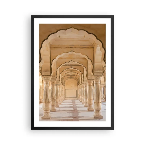 Plakat w czarnej ramie - W pałacu maharadży - 50x70 cm