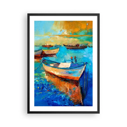 Plakat w czarnej ramie - W południowej zatoce - 50x70 cm