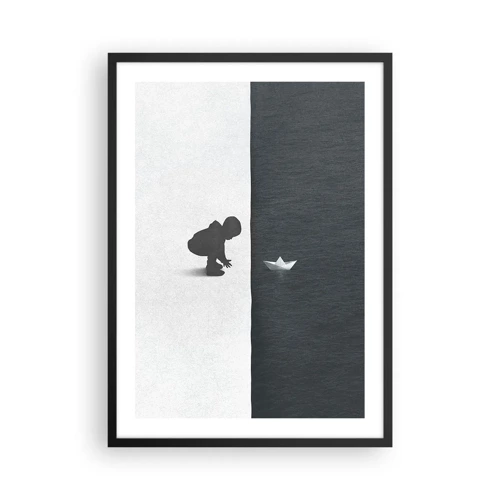 Plakat w czarnej ramie - Wielka wyprawa - 50x70 cm