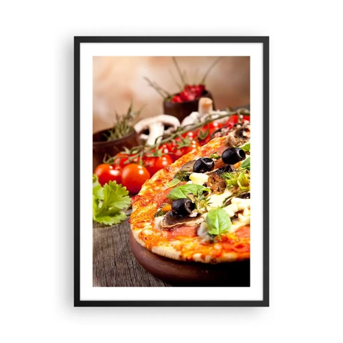 Plakat w czarnej ramie - Z tellurycznych ingrediencji - 50x70 cm