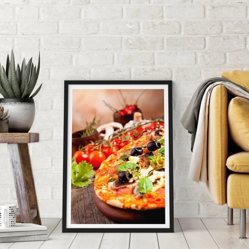 Plakat w czarnej ramie - Z tellurycznych ingrediencji - 50x70 cm