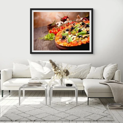 Plakat w czarnej ramie - Z tellurycznych ingrediencji - 70x50 cm