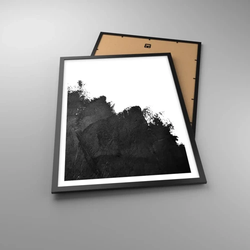 Plakat w czarnej ramie - Żywioły: ziemia - 50x70 cm
