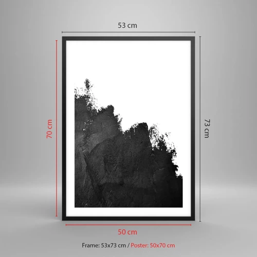 Plakat w czarnej ramie - Żywioły: ziemia - 50x70 cm