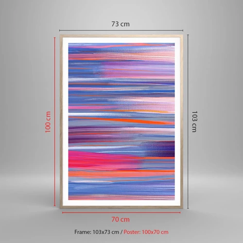 Plakat w ramie jasny dąb - Wtęczowstąpienie - 70x100 cm