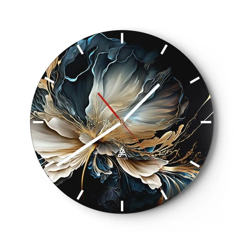 Zegar ścienny - Baśniowy kwiat paproci - 30x30 cm