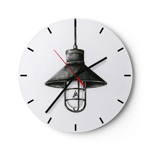 Zegar ścienny - Jak przed laty… - 30x30 cm