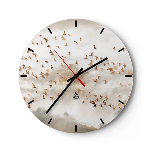 Zegar ścienny - Już czas… - 30x30 cm