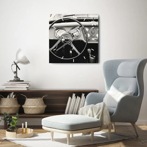 Zegar ścienny - Marzenie kolekcjonera - 30x30 cm