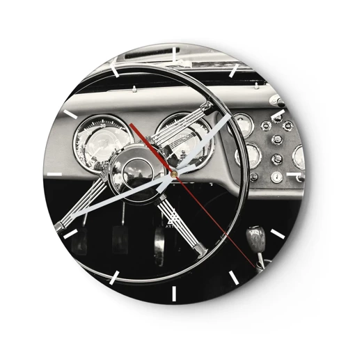 Zegar ścienny - Marzenie kolekcjonera - 30x30 cm
