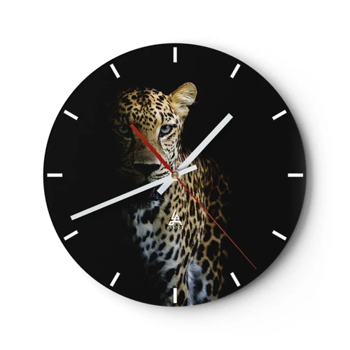 Zegar ścienny - Mroczne piękno - 30x30 cm