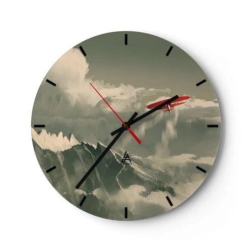 Zegar ścienny - Nieustraszony pionier - 30x30 cm